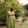Olive Aura Gown