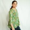 Green Meadow Floral Top
