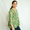 Green Meadow Floral Top